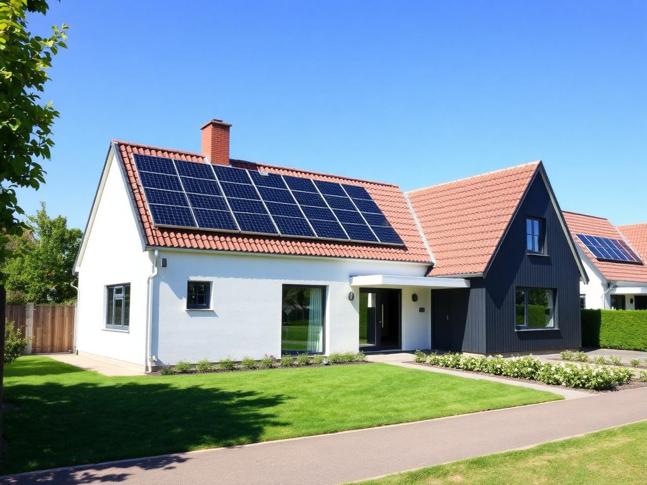 Moderne woning met energielabel